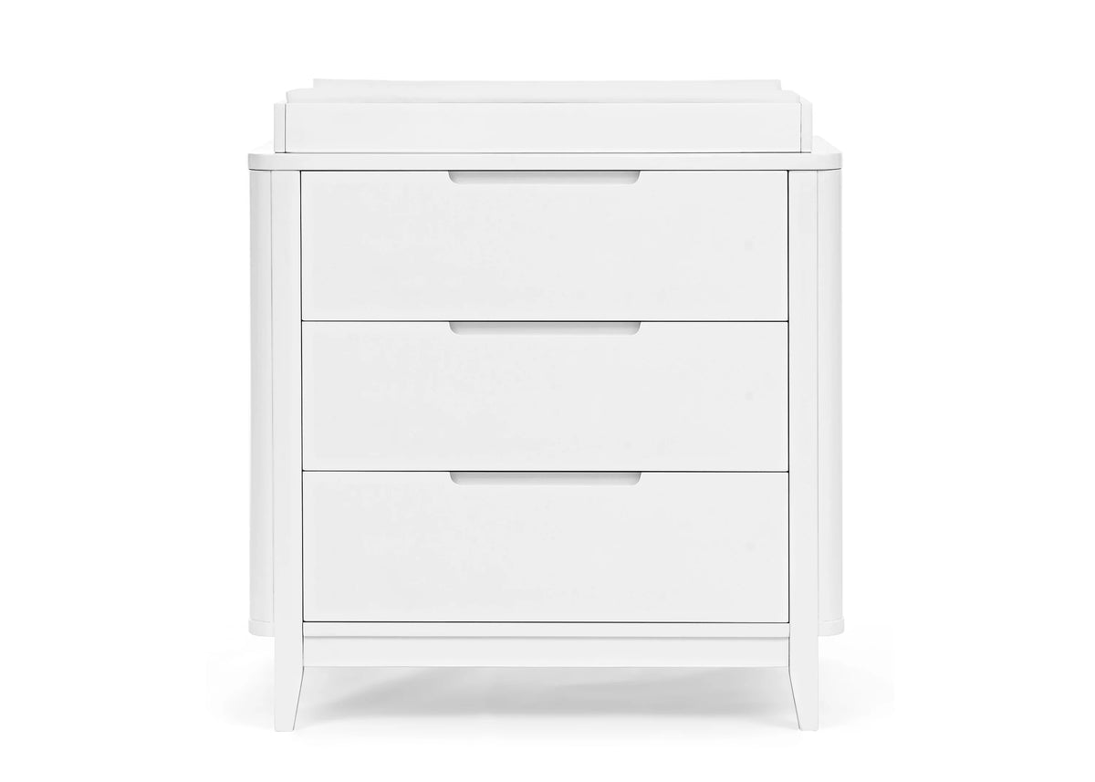 Noah 3 Drawer Dresser with Changing Top and Interlocking Drawers