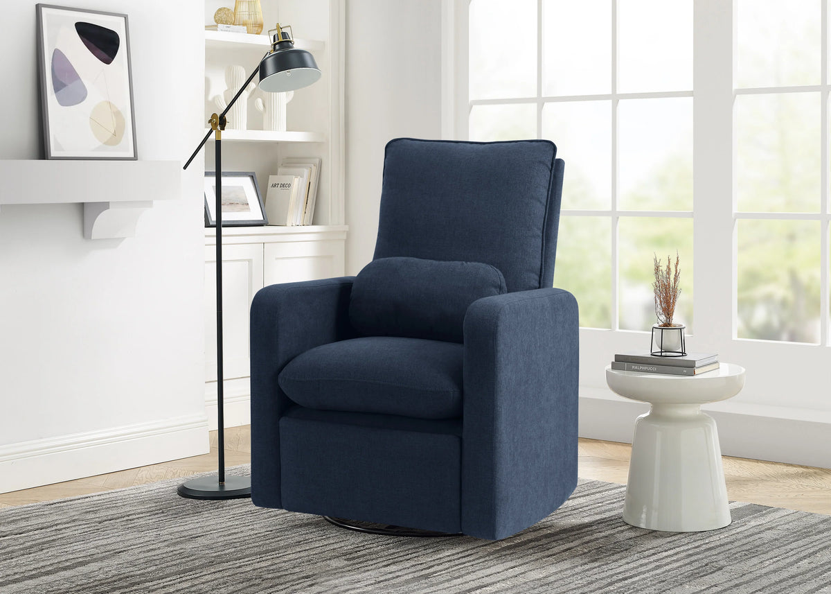 Cloud Recliner and Swivel Glider with Stain-Resistant Performance Fabric