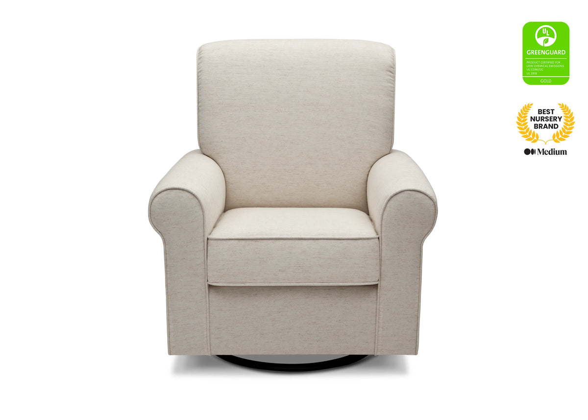 Avery Upholstered Swivel Glider