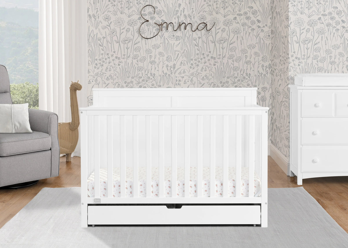 Logan 6-in-1 Convertible Crib with Underdrawer