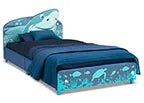 Shark Upholstered Twin Bed