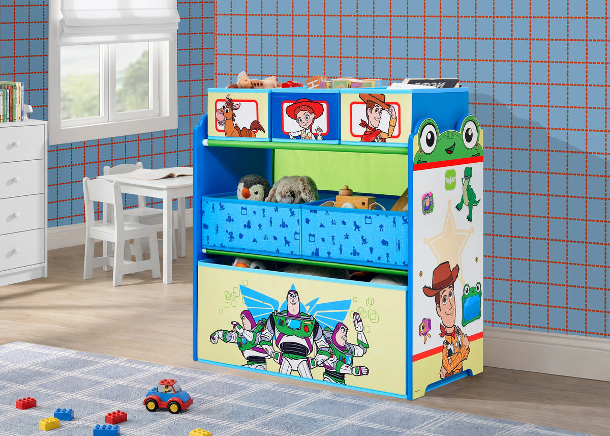 Toy Story 6 Bin Design and Store Toy Organizer