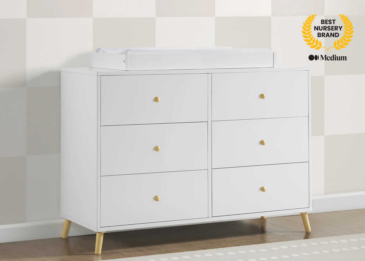Essex 6 Drawer Dresser with Interlocking Drawers