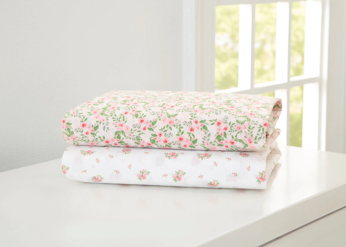 Safari Friends Fitted Crib Sheets - 2 Pack