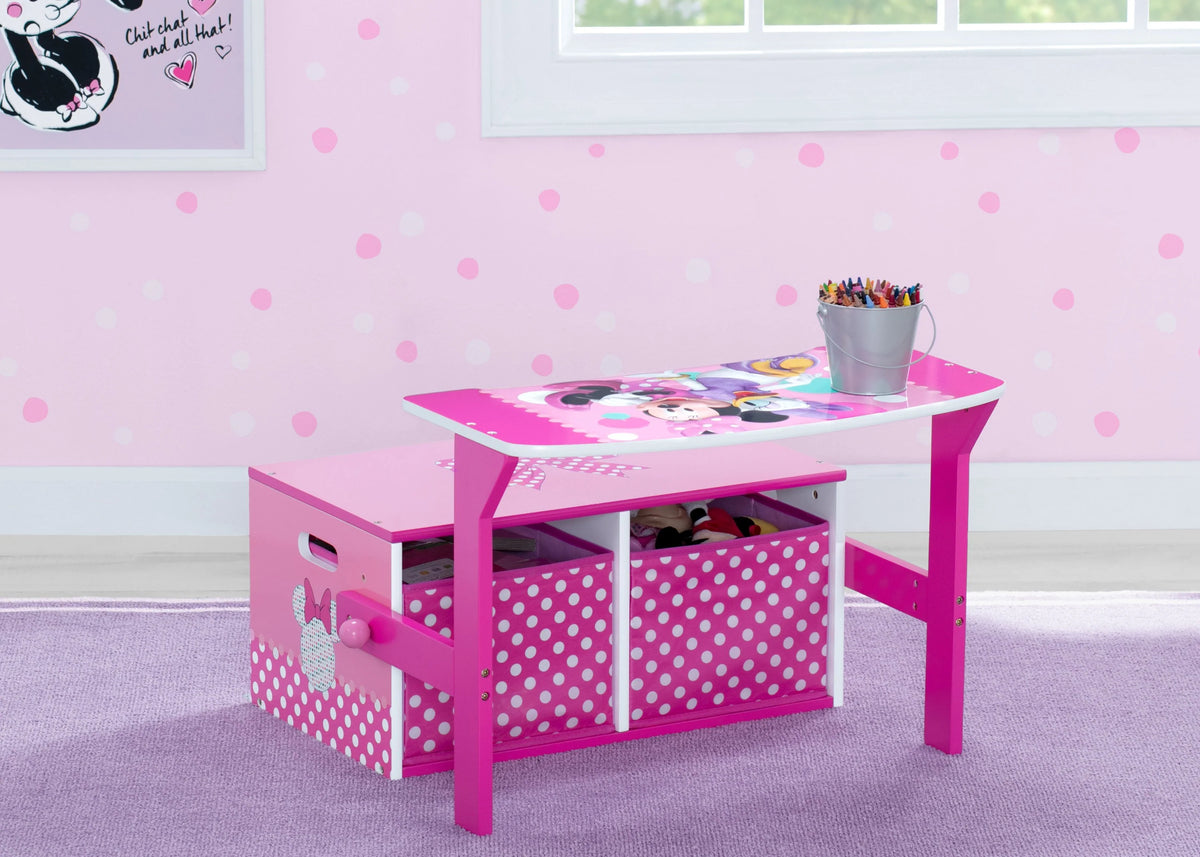 Minnie Mouse Activity Bench