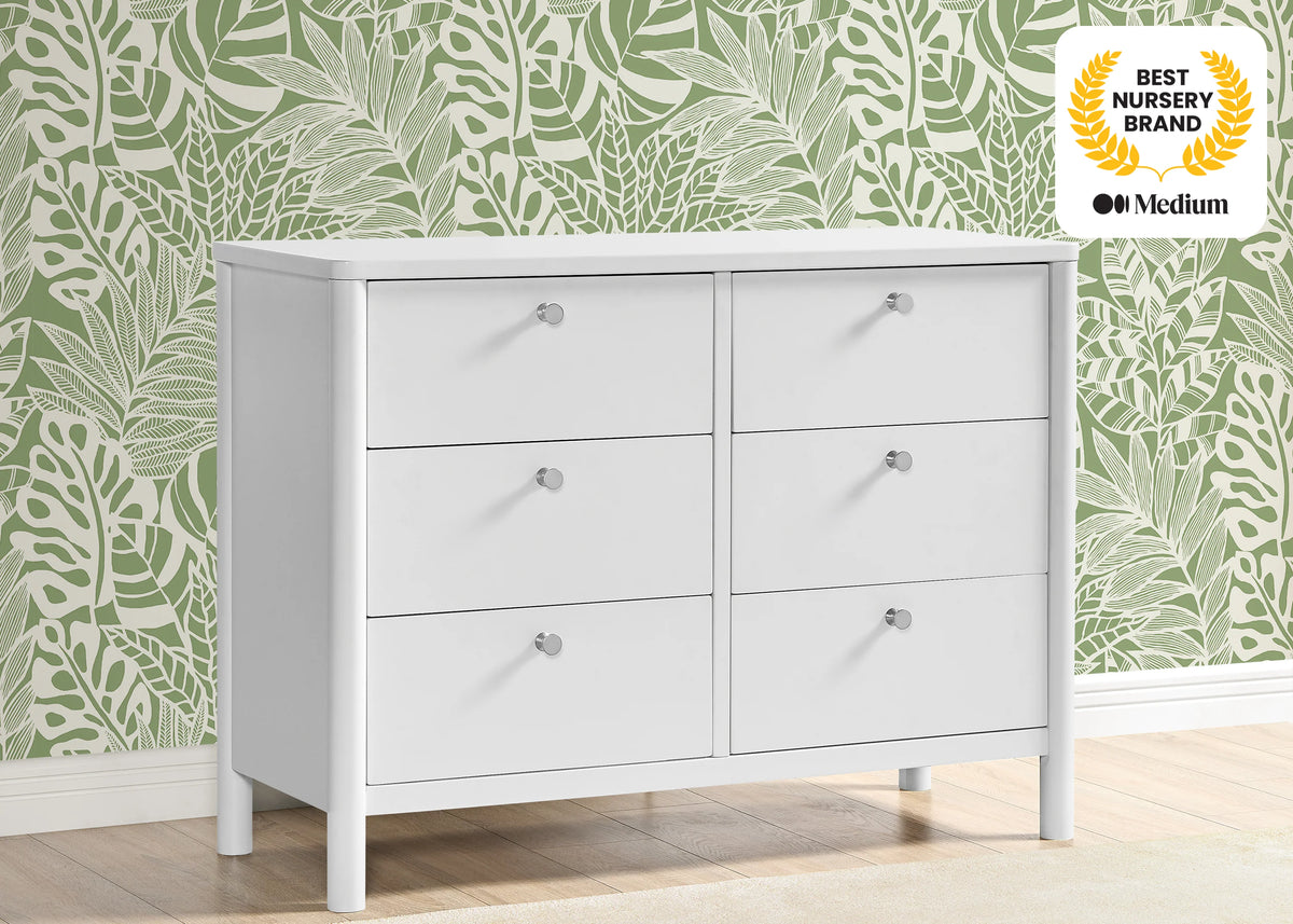 Brooks 6 Drawer Dresser with Interlocking Drawers