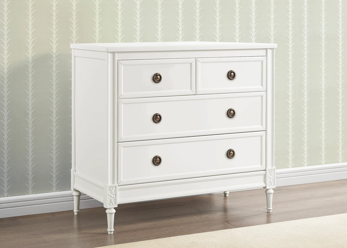 Heritage 4 Drawer Dresser with Changing Top and Interlocking Drawers