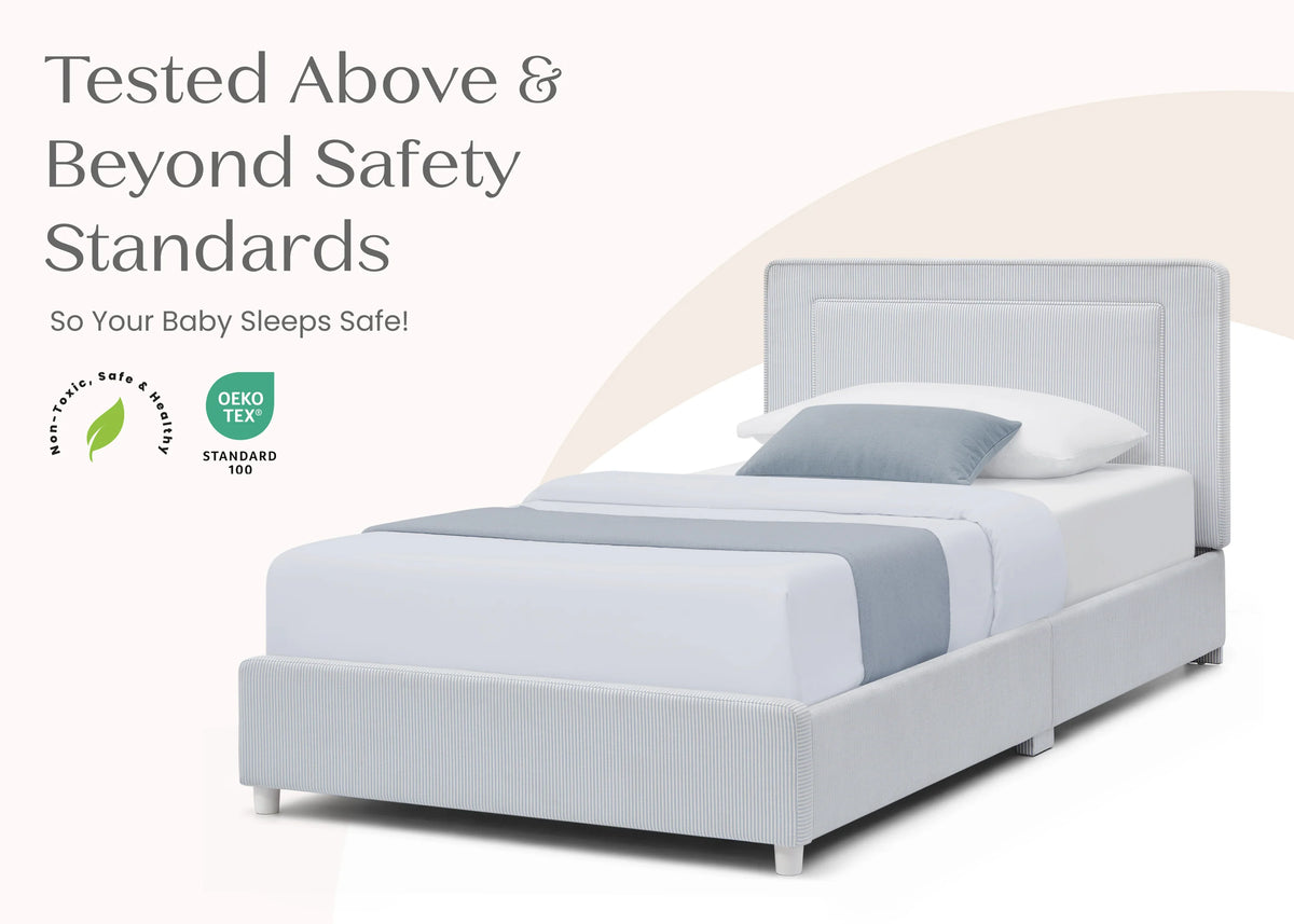 Riley Upholstered Twin Bed
