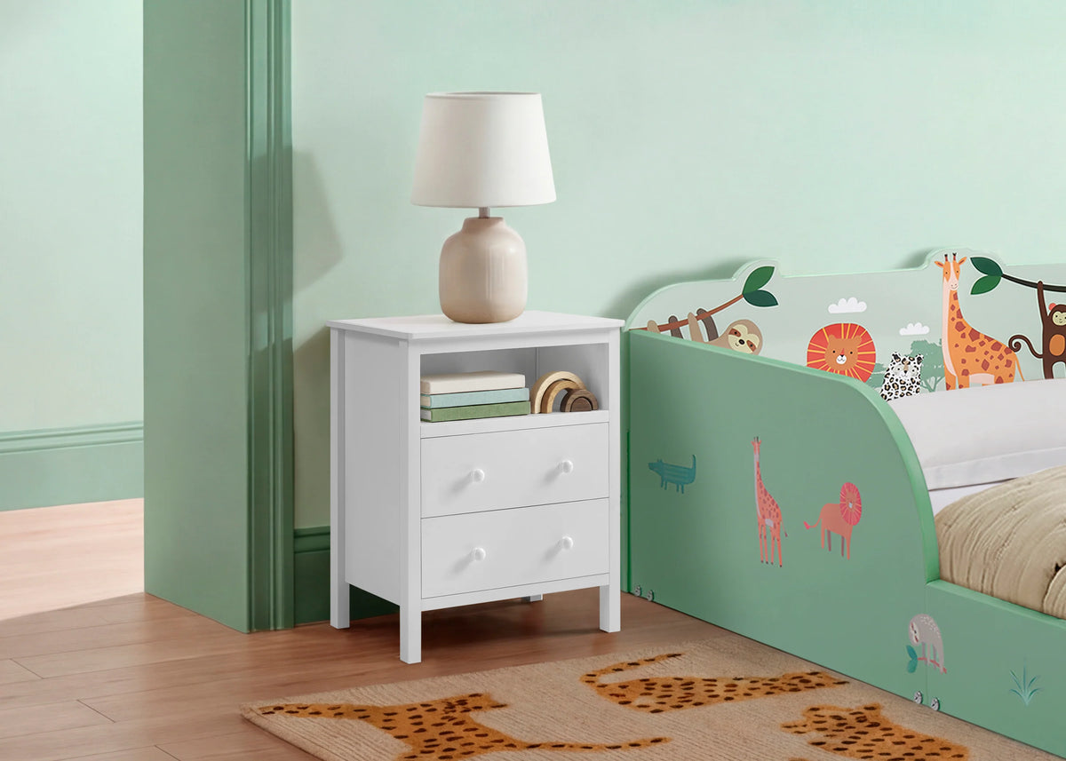 Dreamer Kids Nightstand with Interchangeable Knobs