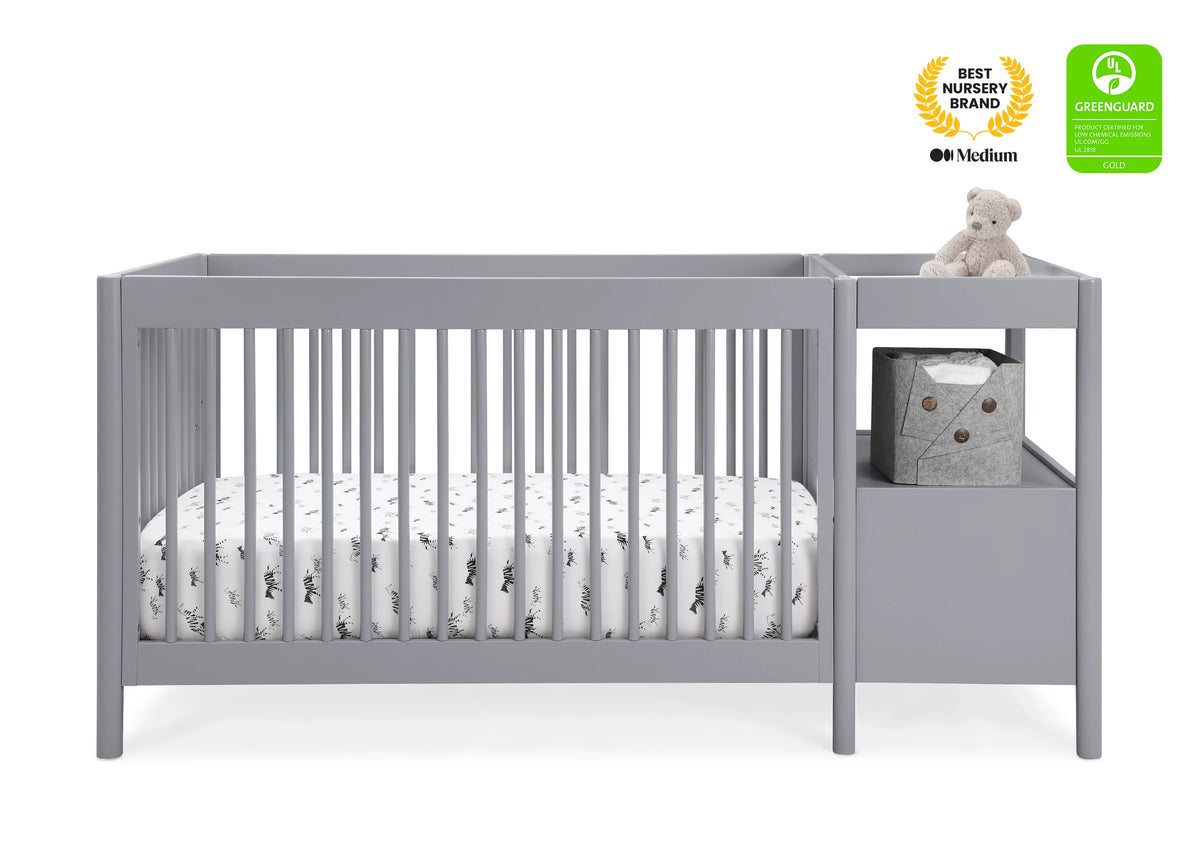 Zoe 5-in-1 Convertible Crib and Changer