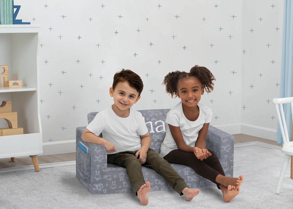 Personalized Perfect Sleeper Extra Wide Convertible Sofa To Lounger