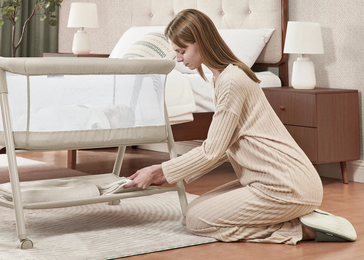 Haven AirFlow Bassinet with Breathable Mesh and Wheels