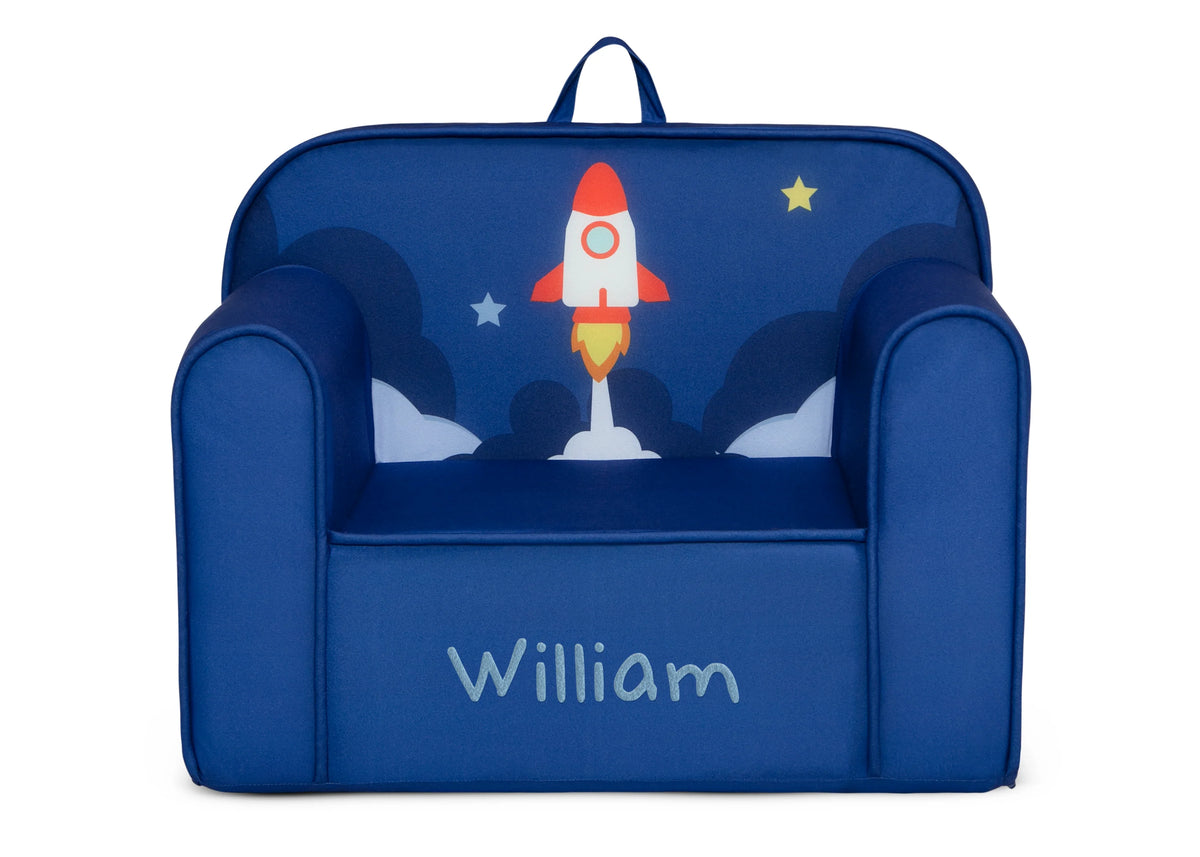 Personalized Mix & Match Cozee Kids Chair with Interchangeable Patches