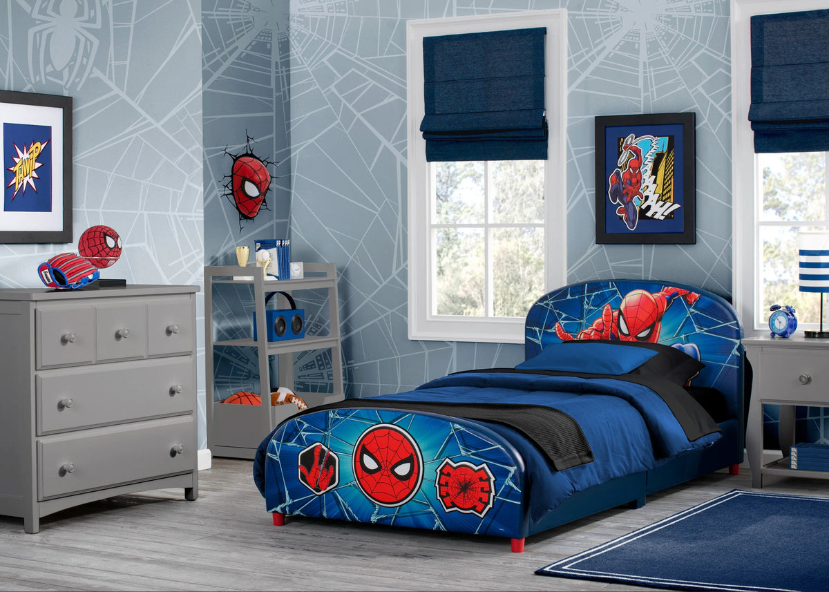 Spider-Man Upholstered Twin Bed