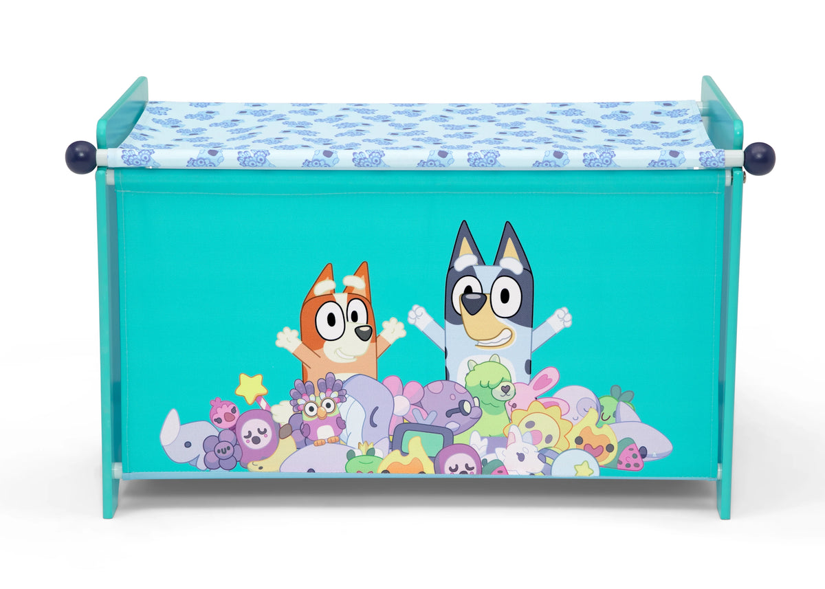 Bluey Toy Box with Retractable Fabric Top