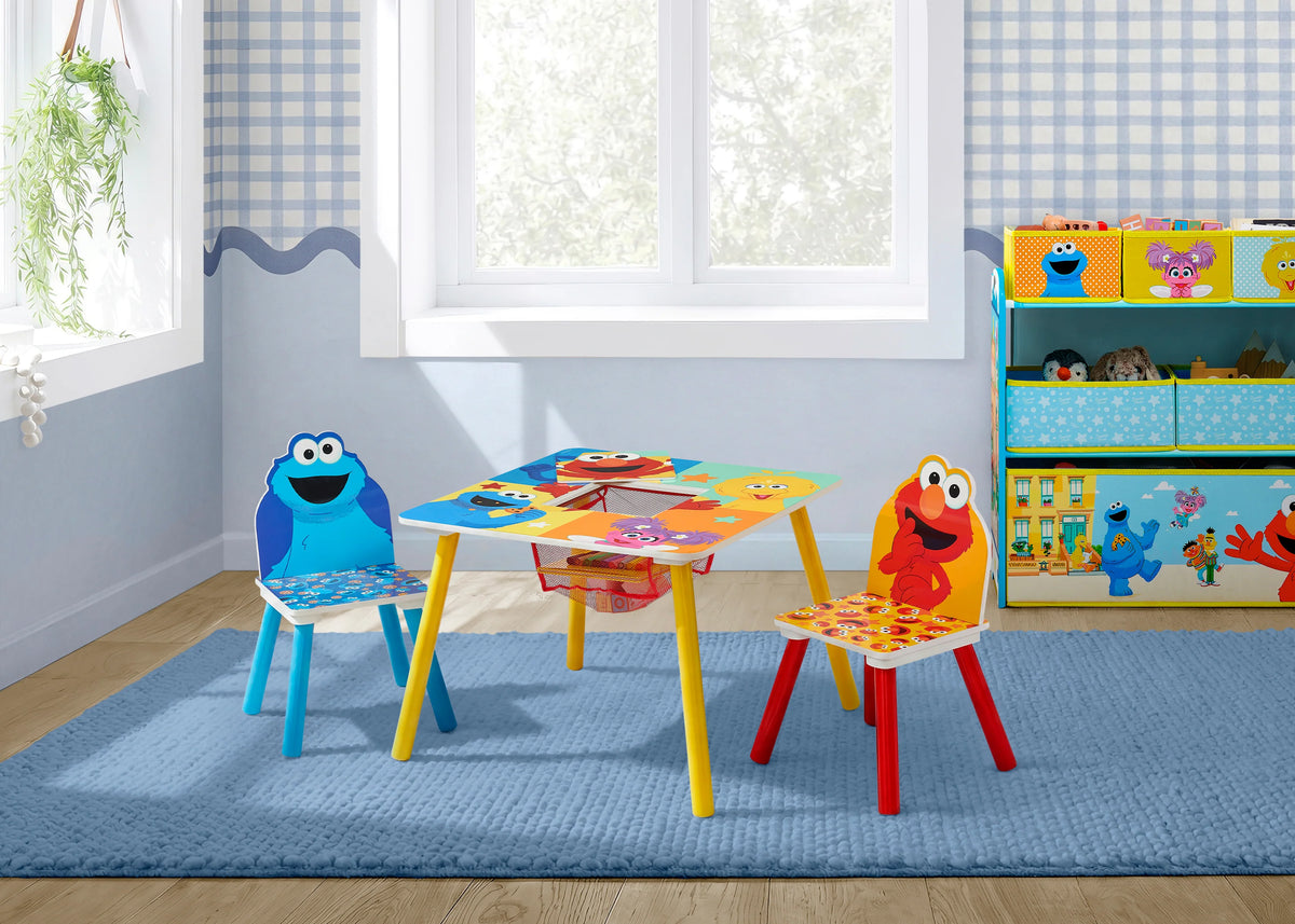Sesame Street Table and Chair Set With Storage