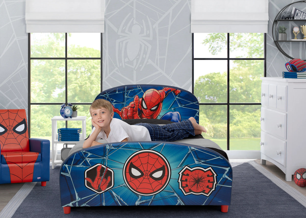 Spider-Man Upholstered Twin Bed