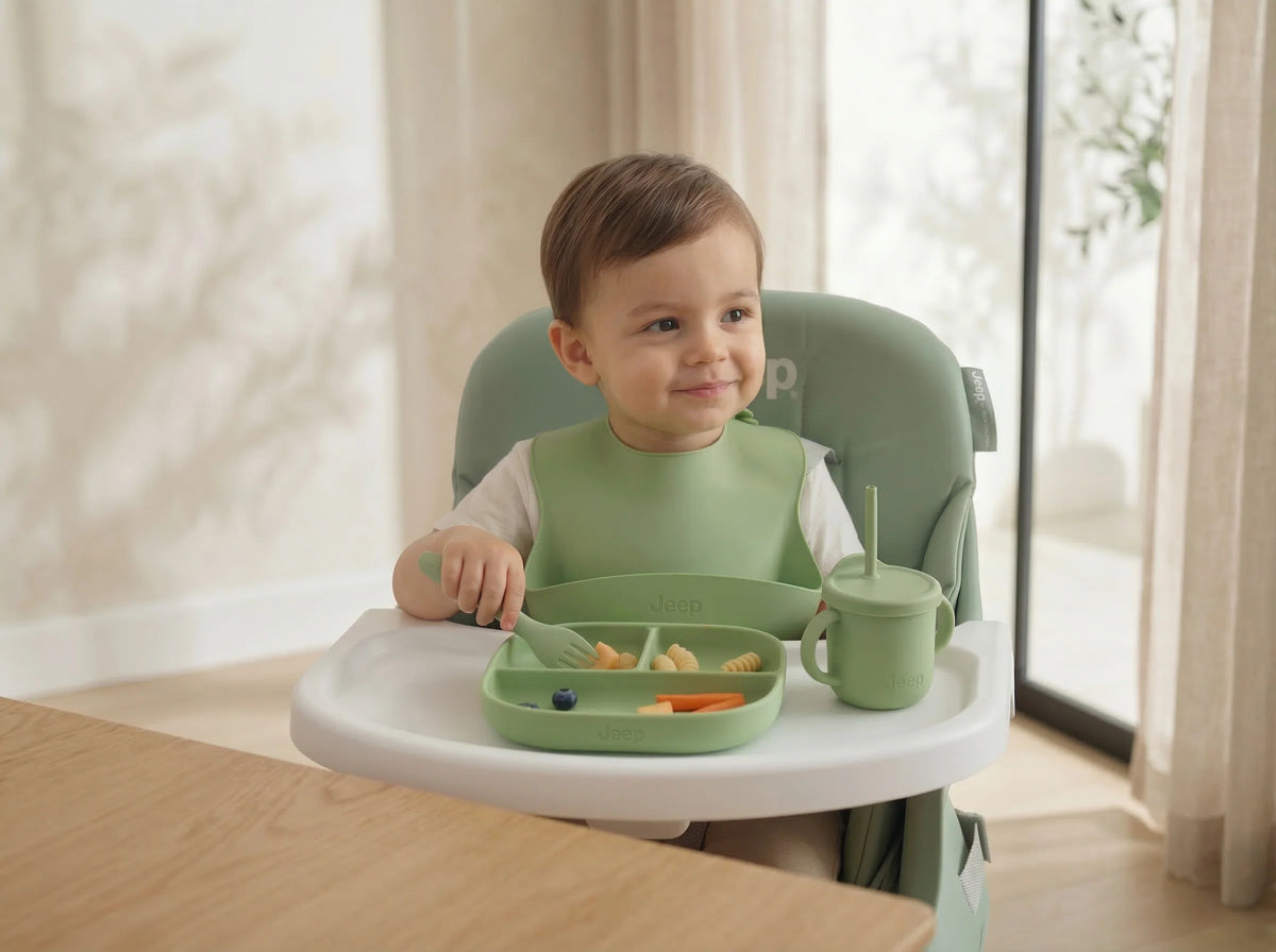 100% Silicone 10-Piece Baby Feeding Set