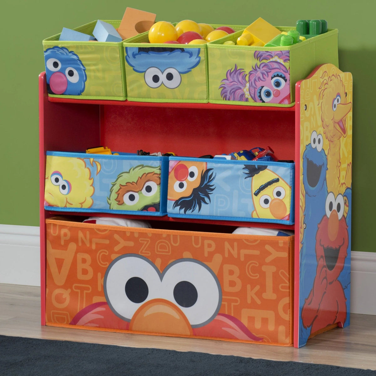 Sesame Street Multi-Bin Toy Organizer