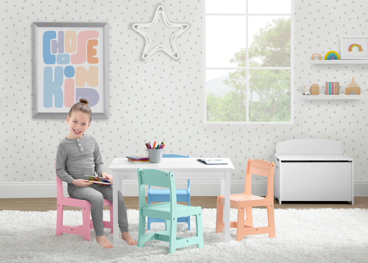 MySize Kids Table with 4 Chairs