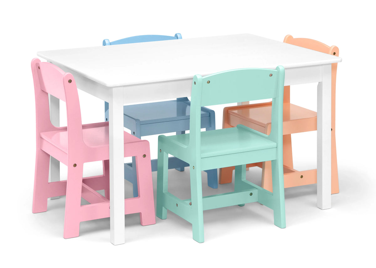 MySize Kids Table with 4 Chairs