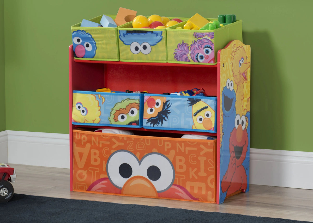 Sesame Street Multi-Bin Toy Organizer