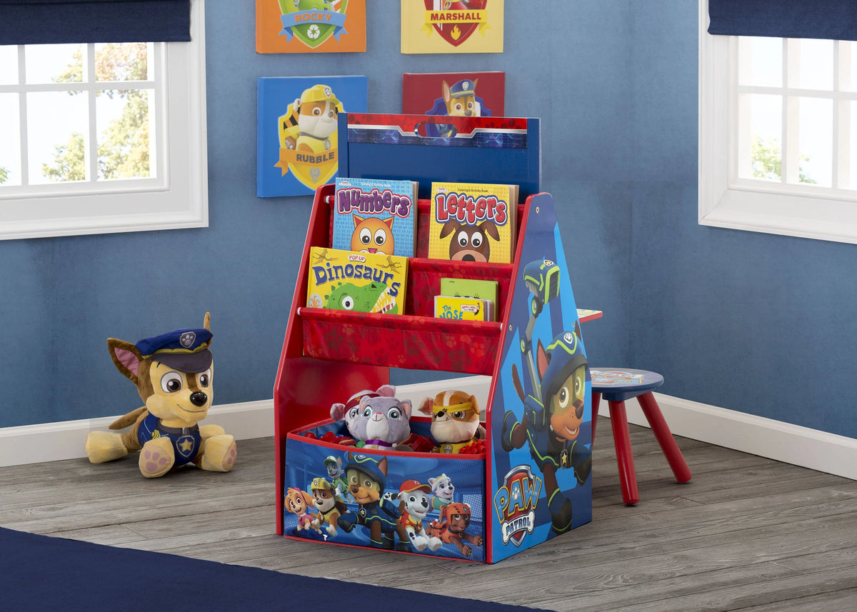 PAW Patrol Deluxe Kids Art Table - Easel, Desk, Stool, Toy Organizer