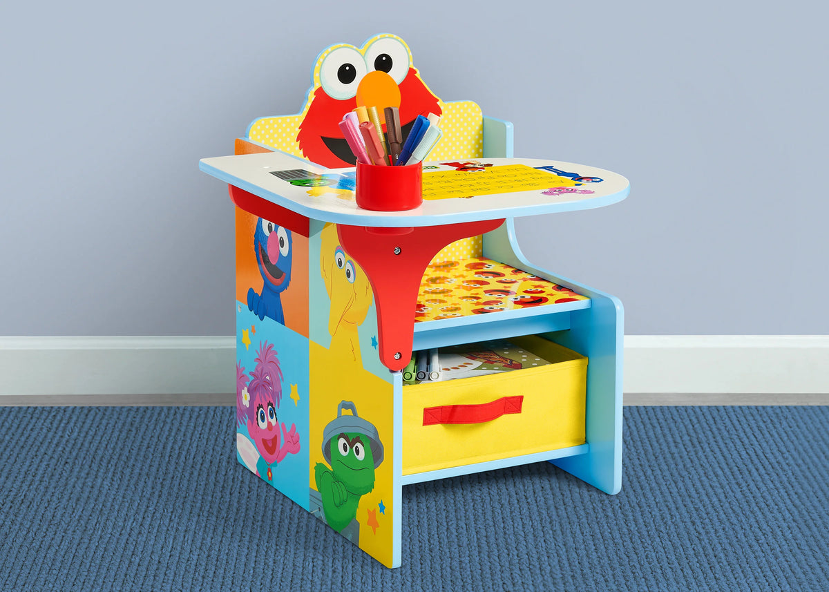 Sesame Street Chair Desk with Storage Bin