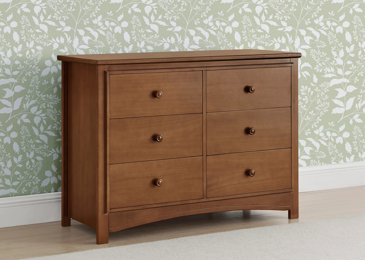 Perry 6 Drawer Dresser with Interlocking Drawers