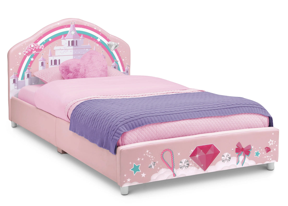 Princess Upholstered Twin Bed