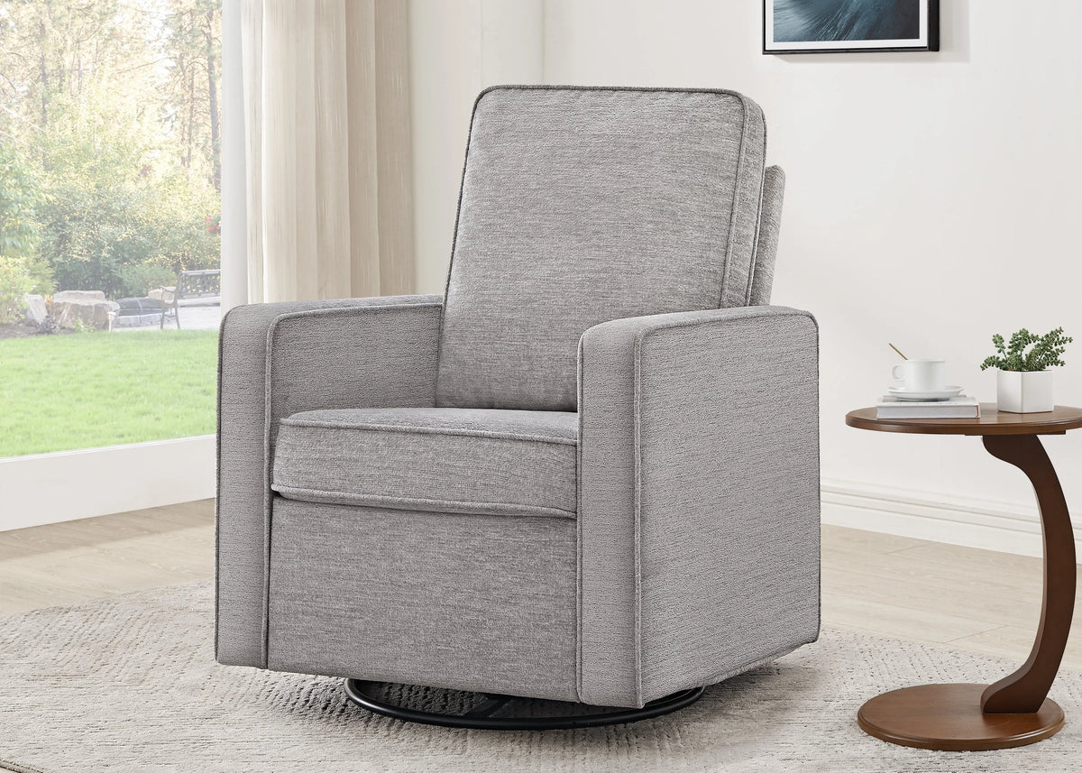 Noah Upholstered Swivel Glider