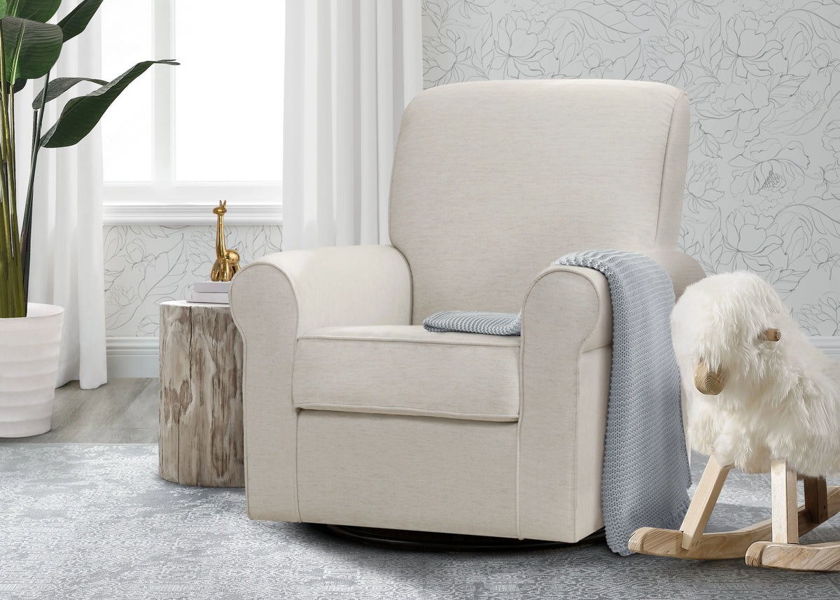 Avery Upholstered Swivel Glider