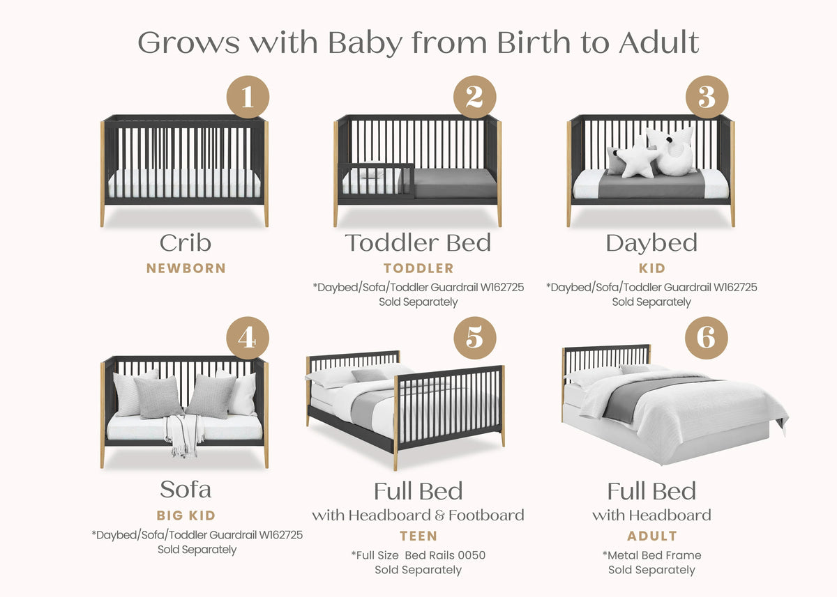 Casey 6-in-1 Convertible Crib