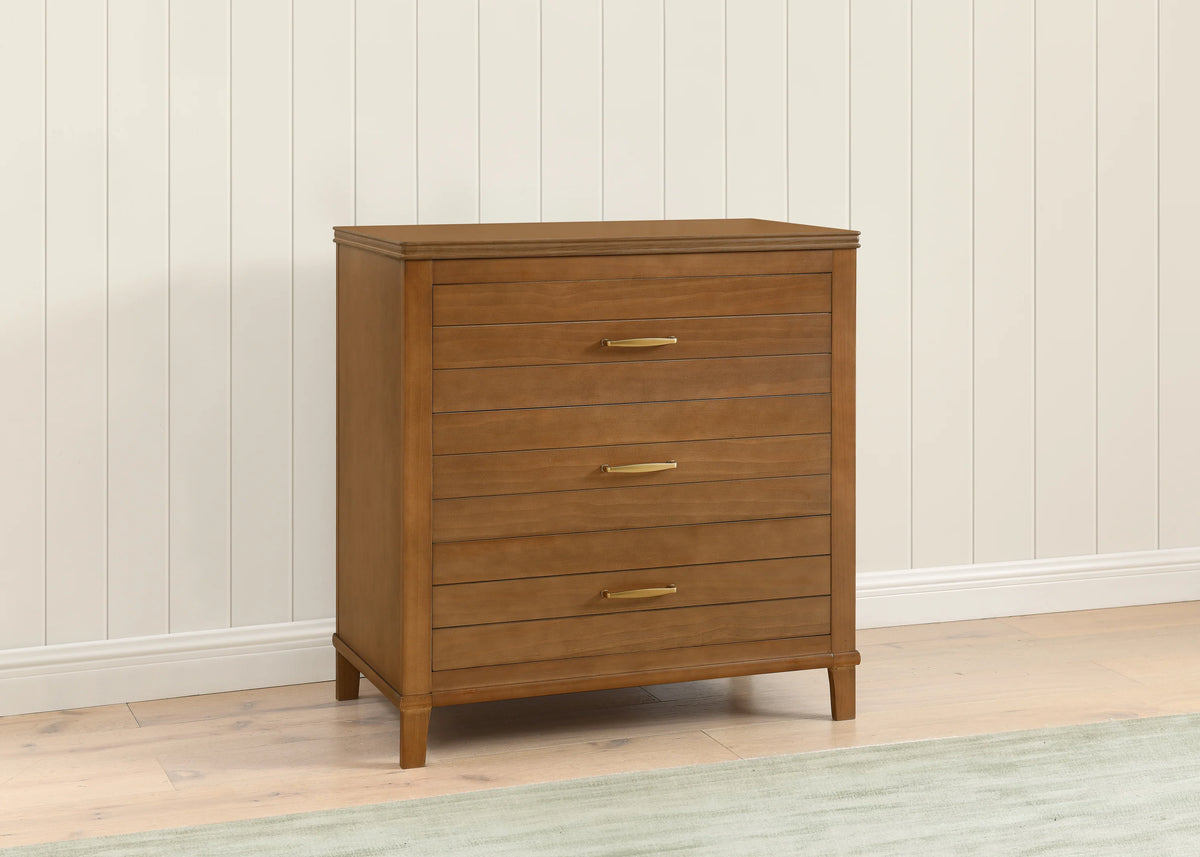 Phoebe 3 Drawer Dresser with Interlocking Drawers