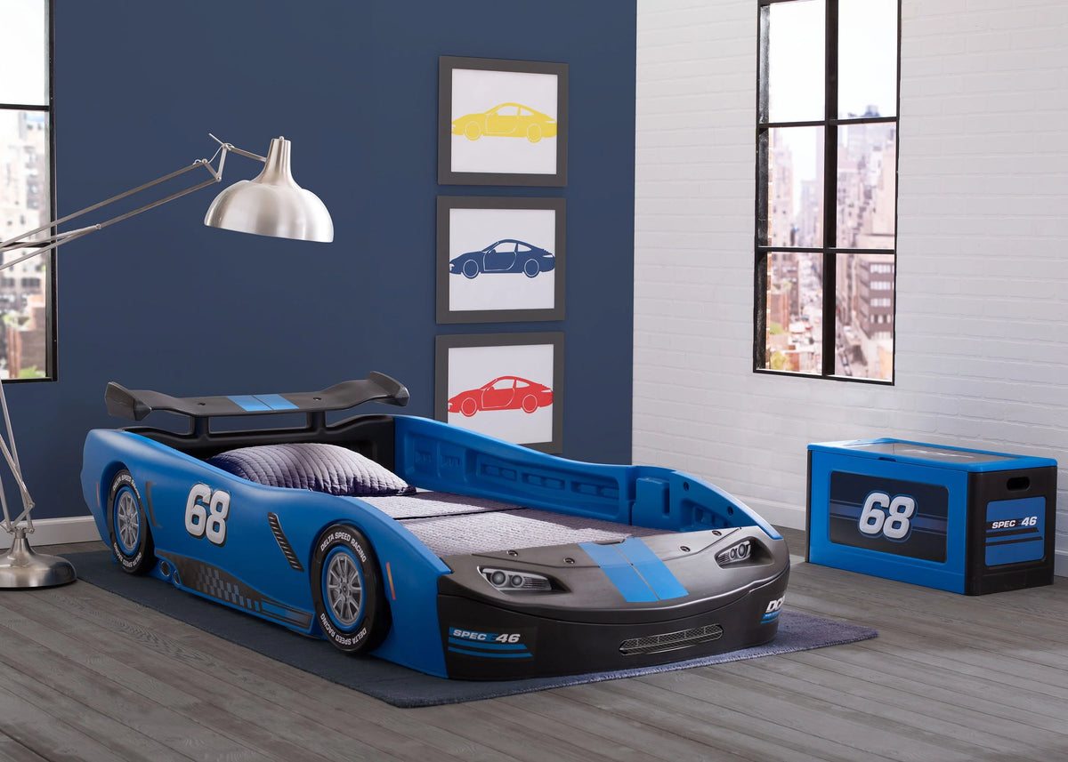 Turbo Race Car Twin Bed