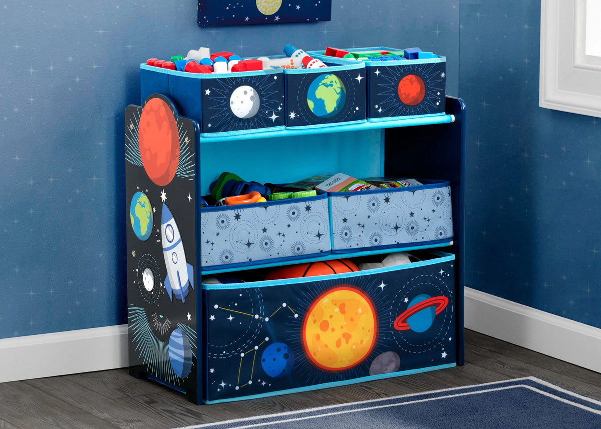 Space Adventures Design and Store Toy Organizer